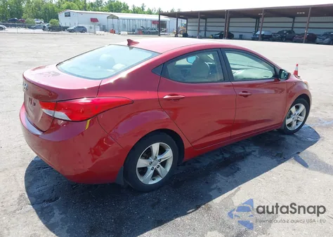 2012 Hyundai Elantra Gls (Ulsan Plant) z USA, uszkodzony, nr VIN KMHDH4AE3CU389026